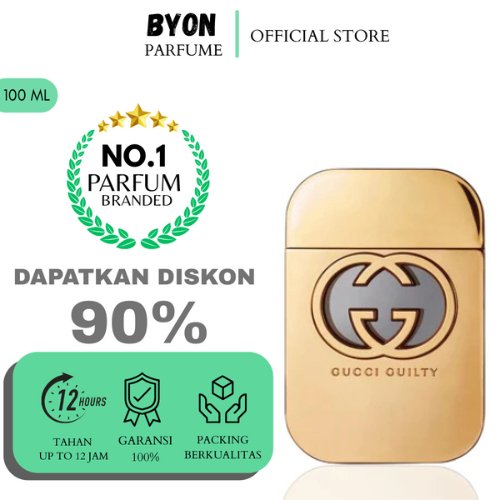 Parfum Gucci Guilty Gold EDT - Parfume Wanita Branded Import Parfum Wanita Cewek Tahan Lama Premium 