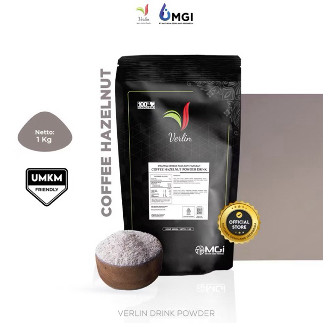 

Verlin Powder COFFEE HAZELNUT 1kg PLAIN / Powder BEST SELLER