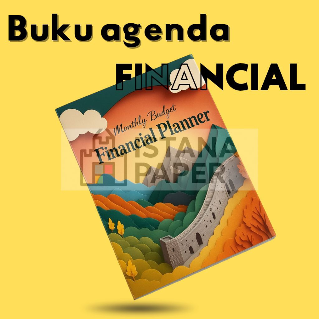

Simple Financial Planner Book Tracker Monthly Budget / Buku Rencana Keuangan Bulanan