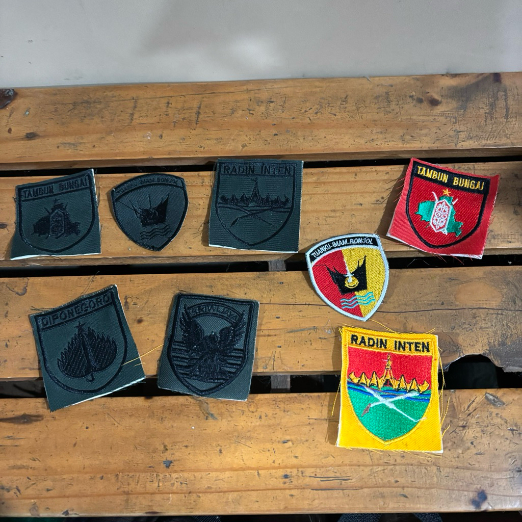 Badge Bordir Logo PDL PDH Custom logo kodam Terbaru bet bordir Berbagai Kodam PDL PDH