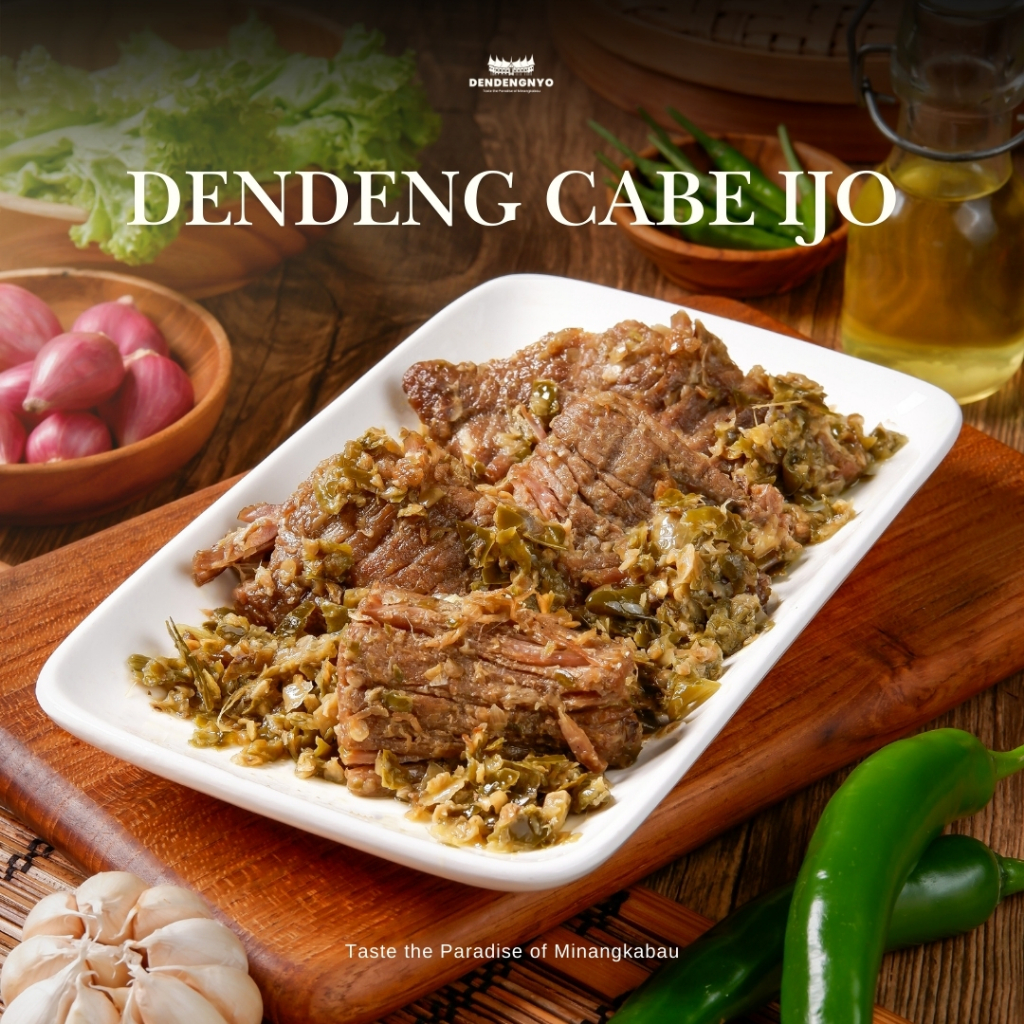 

Dendeng Sapi Cabe Ijo Uni Arma - Dendengnyo (100gr - 500 gr)