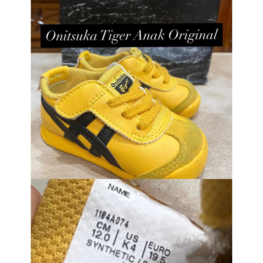Preloved Onitsuka Tiger anak original