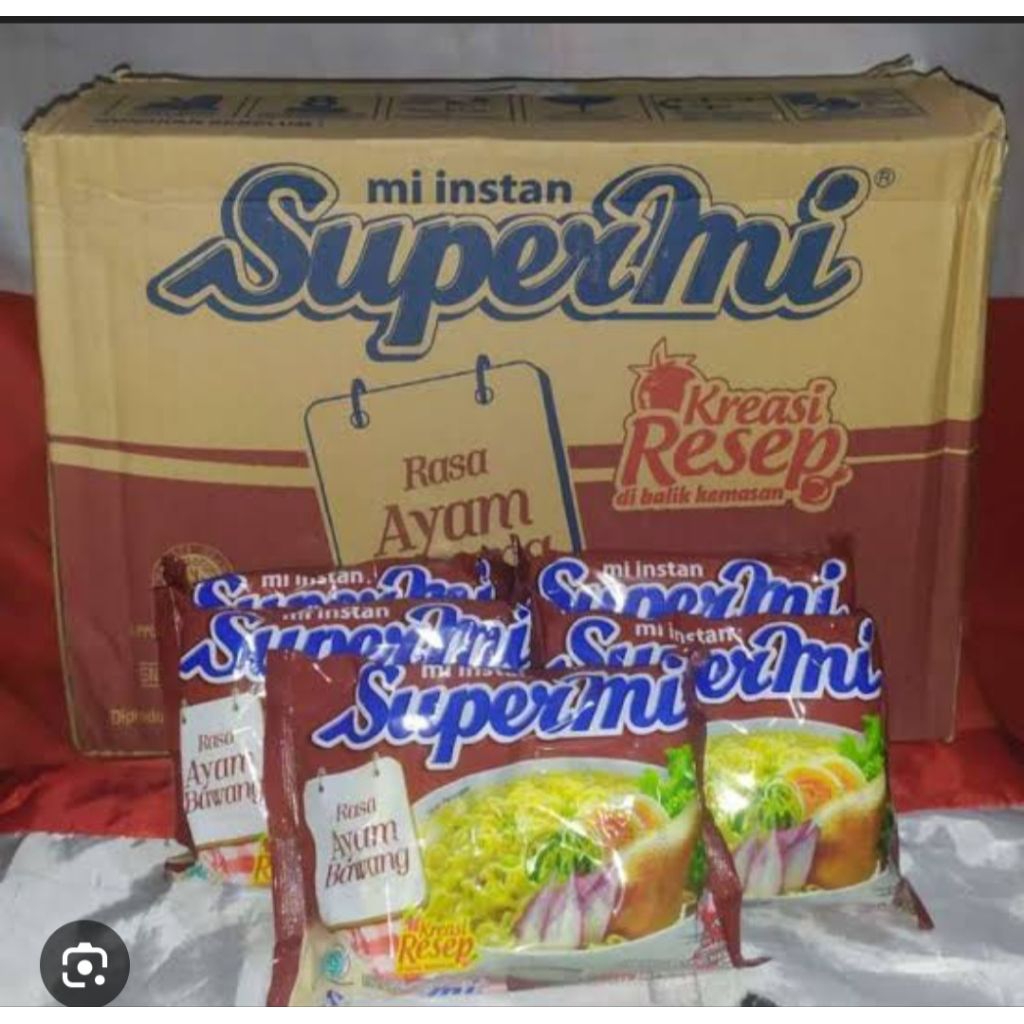 

supermi rasa ayam bawang 1dus isi 40 bungkus