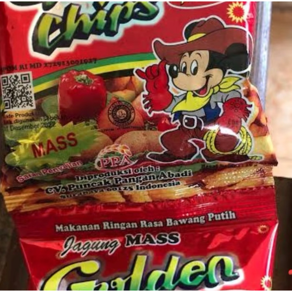

Golden chips - jajanan jadoel Isi 10
