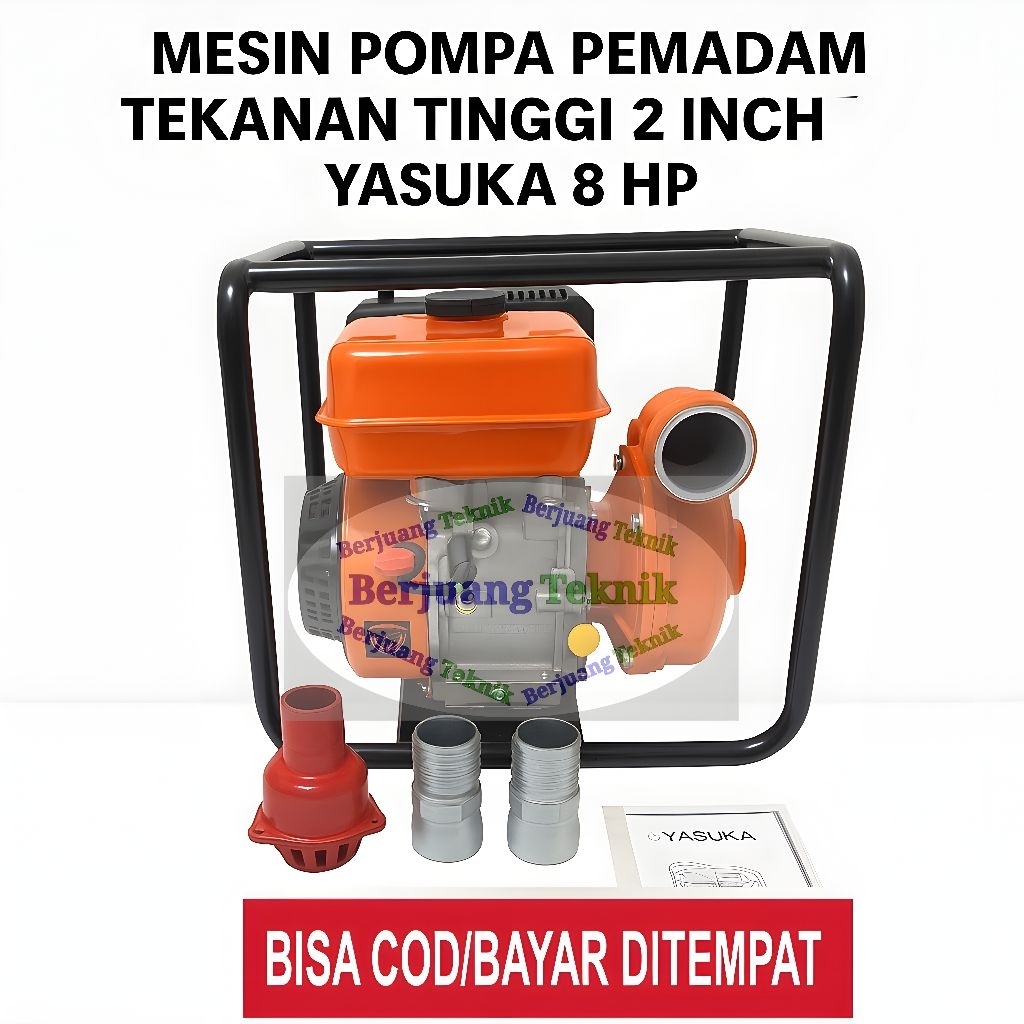 Mesin Pompa Pemadam High Pressure Tekanan Tinggi YASUKA 8 HP || Waterpump High Pressure YASUKA 8 HP 