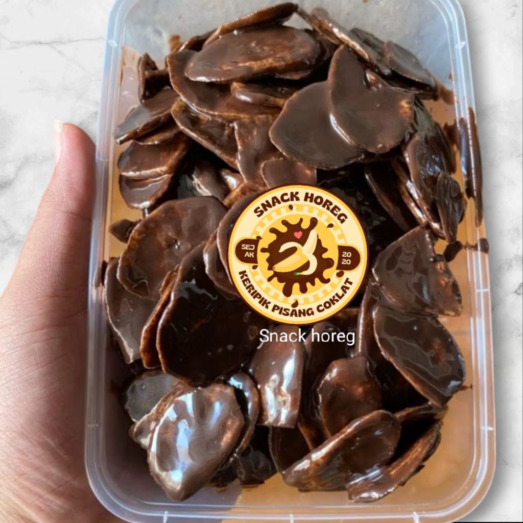 

Keripik Pisang Krispi Cokelat Lumer All Varian 100gr