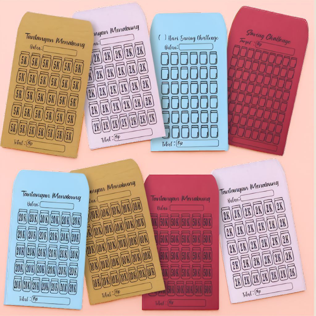 

Amplop Saving Challenge / Amplop Tantangan Menabung / Amplop Saving Challenge 30 Days /Amplop Menabung ber target 30 Hari