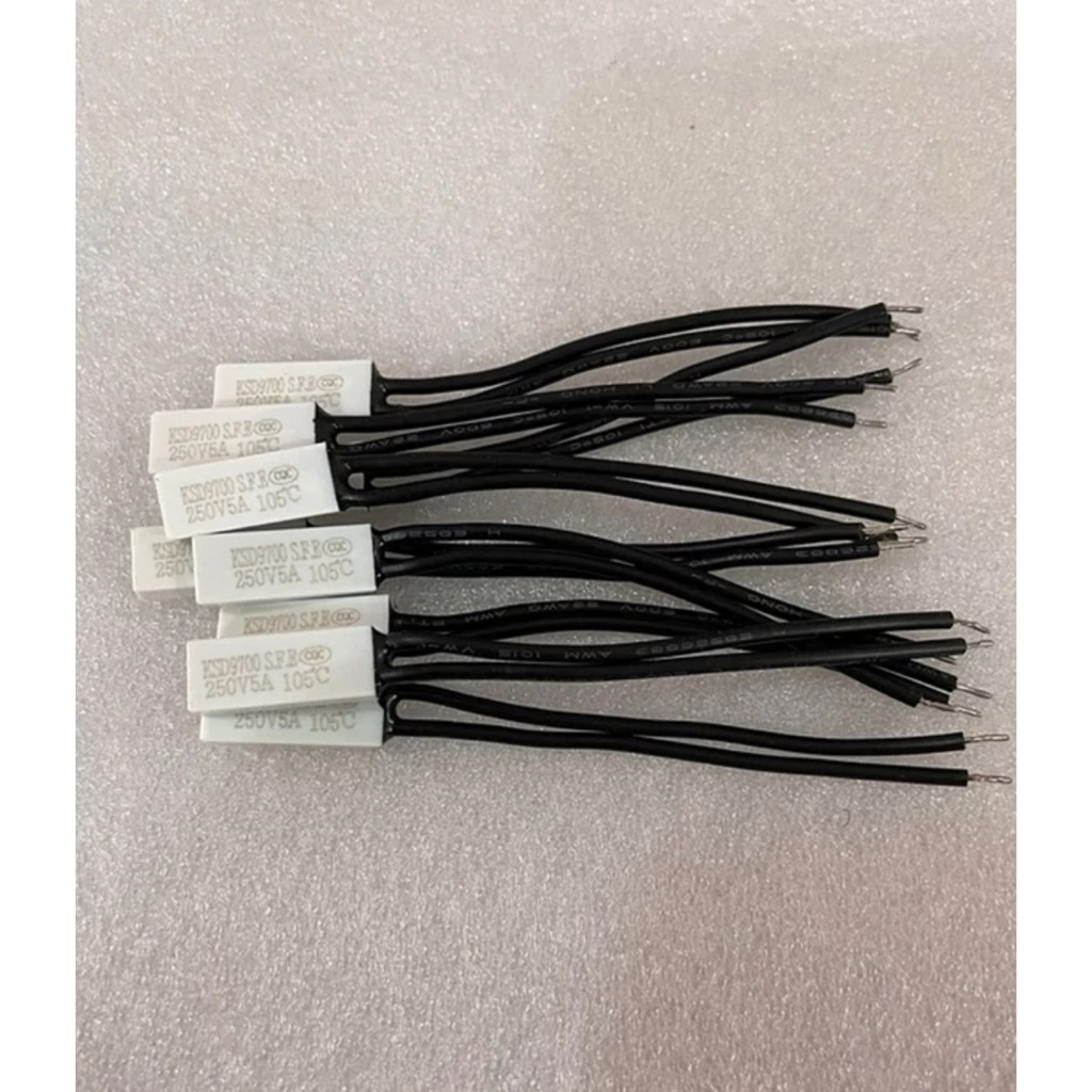 GS - Thermostat Therma lKeramik KSD9700 SFE 250V 5A Sensor Suhu Temperatur AC KSD9700 NC 105 DERAJAT