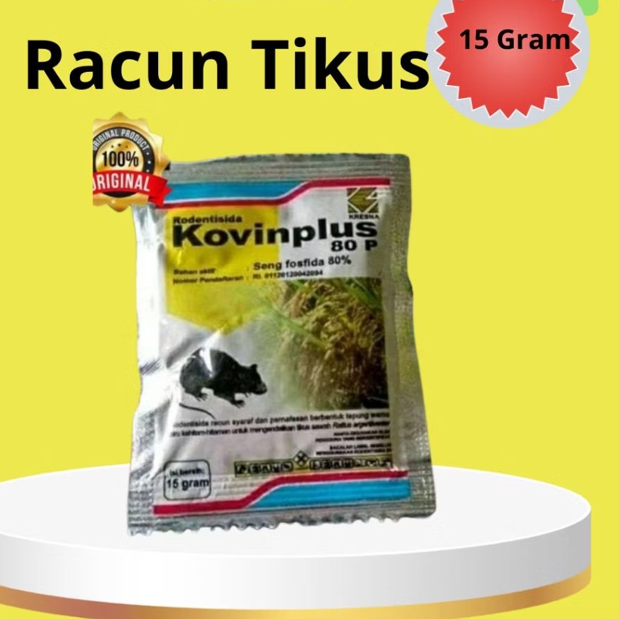 KOVINPLUS RACUN TIKUS | KOVIN PLUS | KOVINPLUS | KOVINPLUS 15GRAM | KOVINPLUS 80P