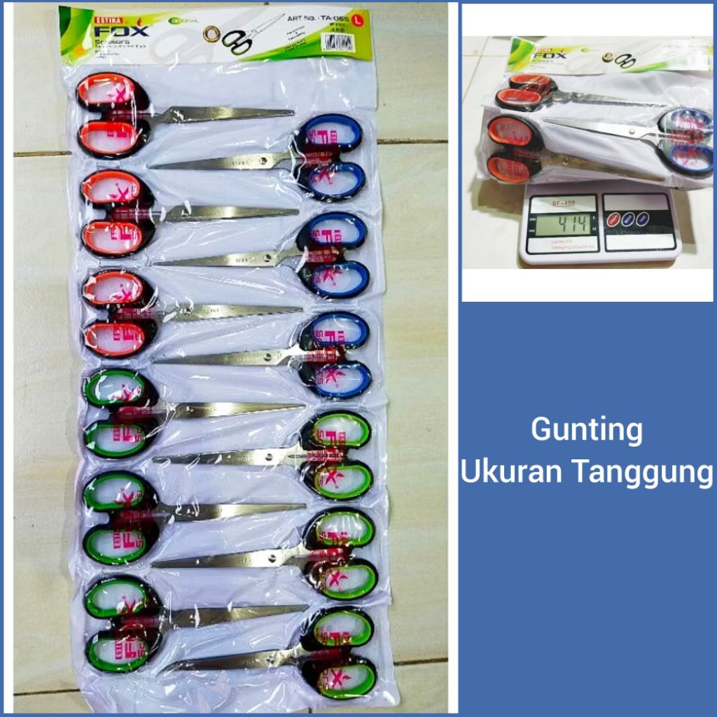 

Gunting Ukuran Tanggung 1 Renteng Isi 12 Pcs
