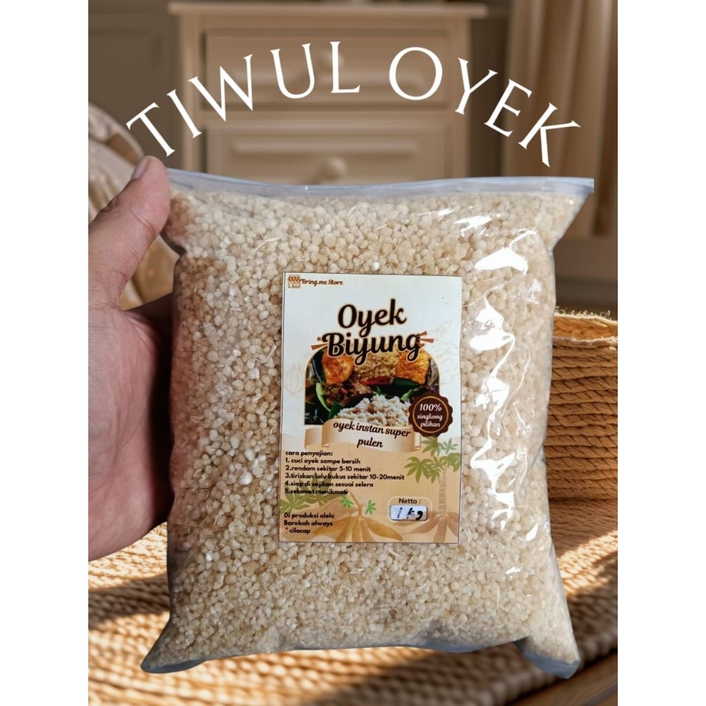 

nasi tiwul 1kg kualitas super bagus oyek tiwul original tiwul singkong Makanan Diet Oyek Biyung
