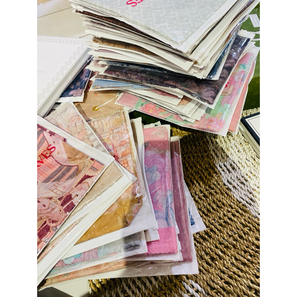 WAREHOUSE SALE BUTTONSCARVES BENANG JARUM NADA PUSPITA
