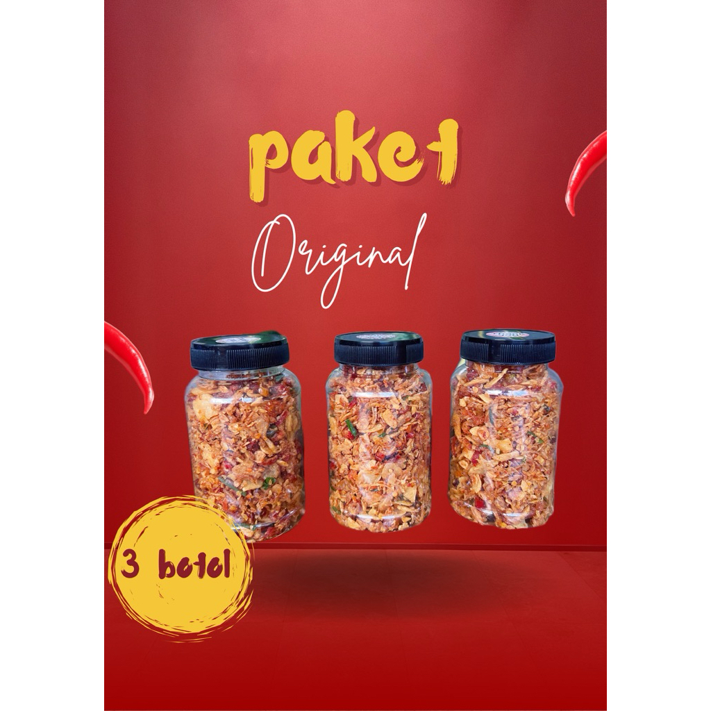 

sambel kering cabe bawang , original