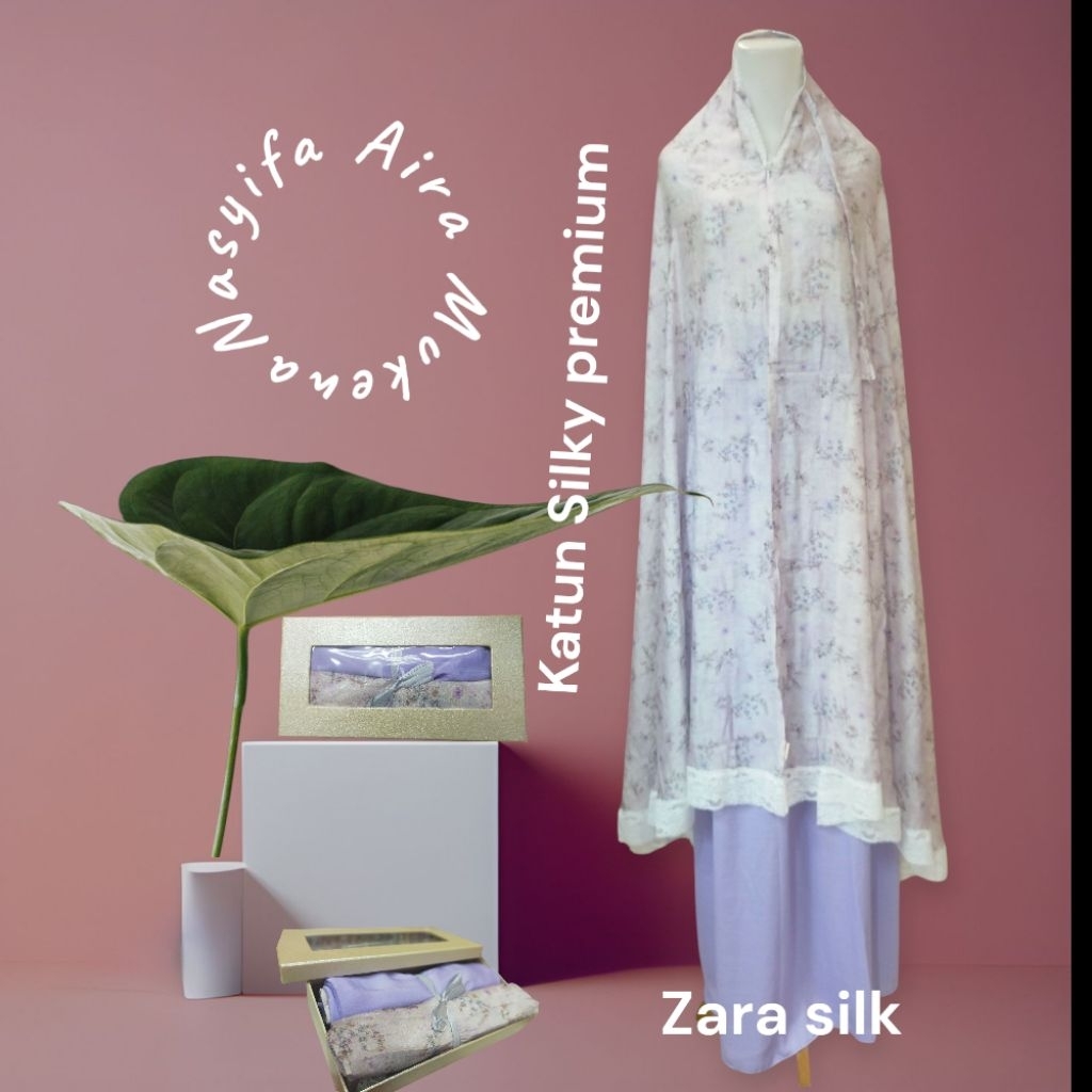 mukena traveling katun silky premium