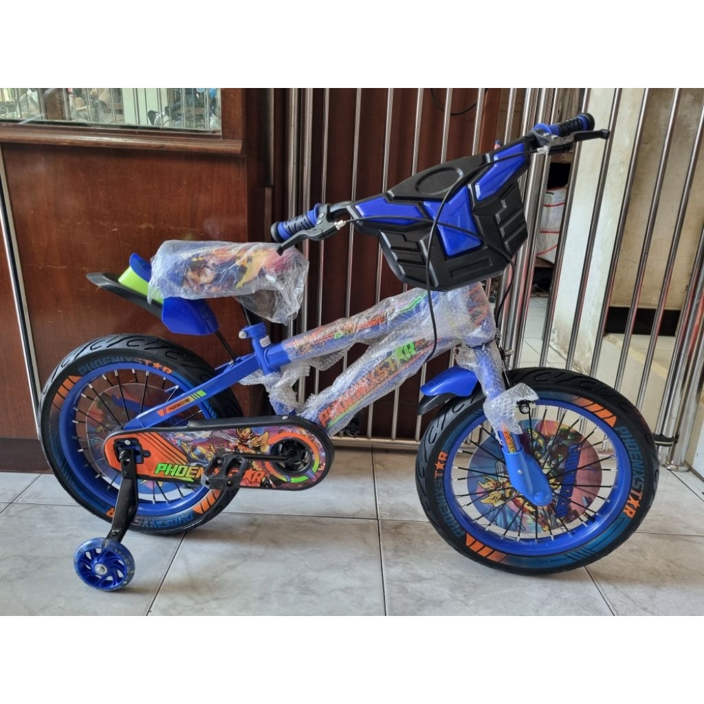 SEPEDA BMX 16 PHOENIX STAR BAN BESAR KOM SETIR OVERSIZE