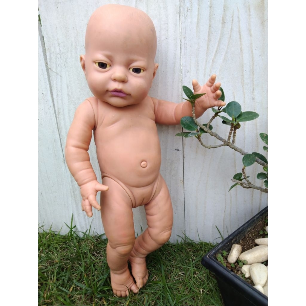 boneka bayi vintage tanpa baju
