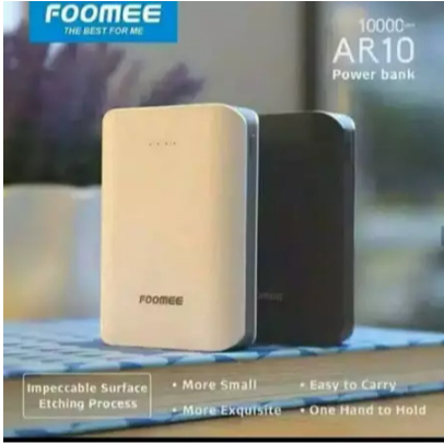 QUEEN SHOPPING MALL Power Bank Foome 10.000mAh Original Garansi Resmi 1 Tahun