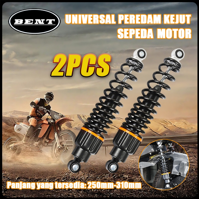 Cunciki5 - Shockbreaker Belakang Universal Bebek;Wave, Semua Motor;2 Pcs 310Mm;Shock Tabung Bawah