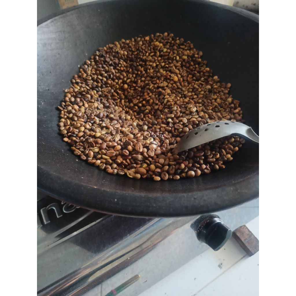 Biji Kopi Sangrai Robusta pilihan