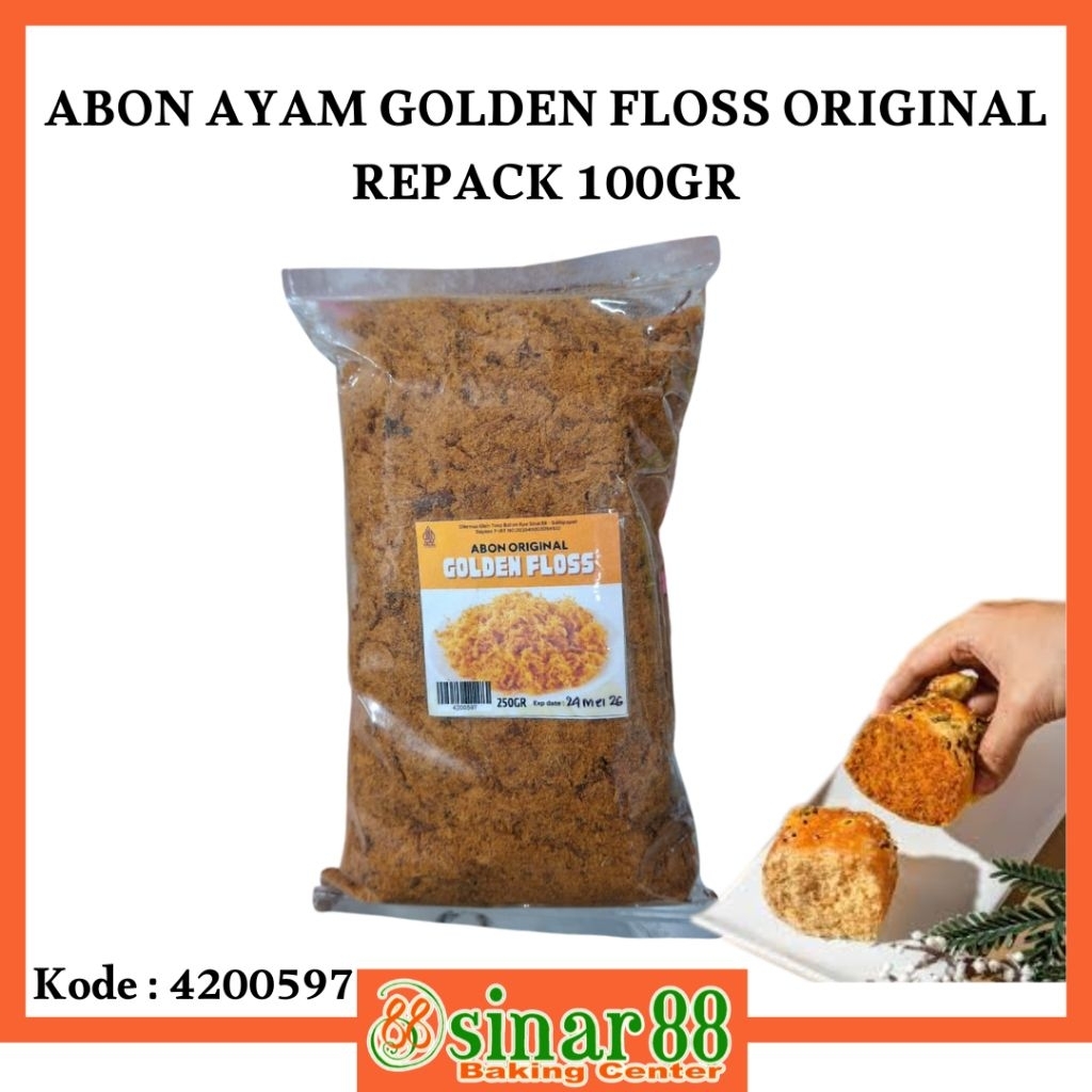 

ABON AYAM GOLDEN FLOSS ORIGINAL REPACK 100gr
