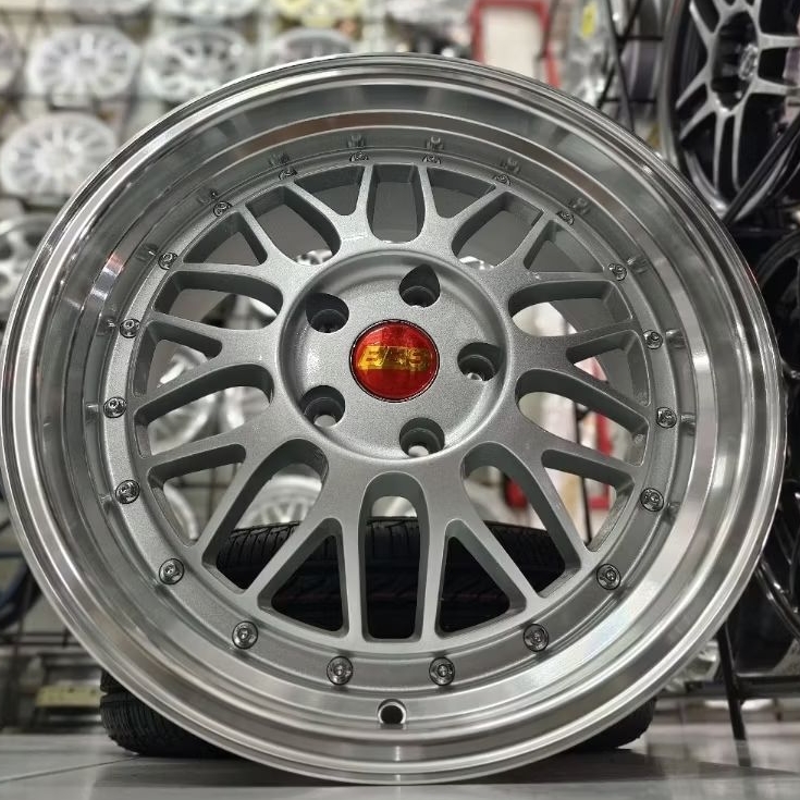 Velg Mobil Ring 17 BBS LM Silver PCD 5x114,3 untuk Civic Accord Camry