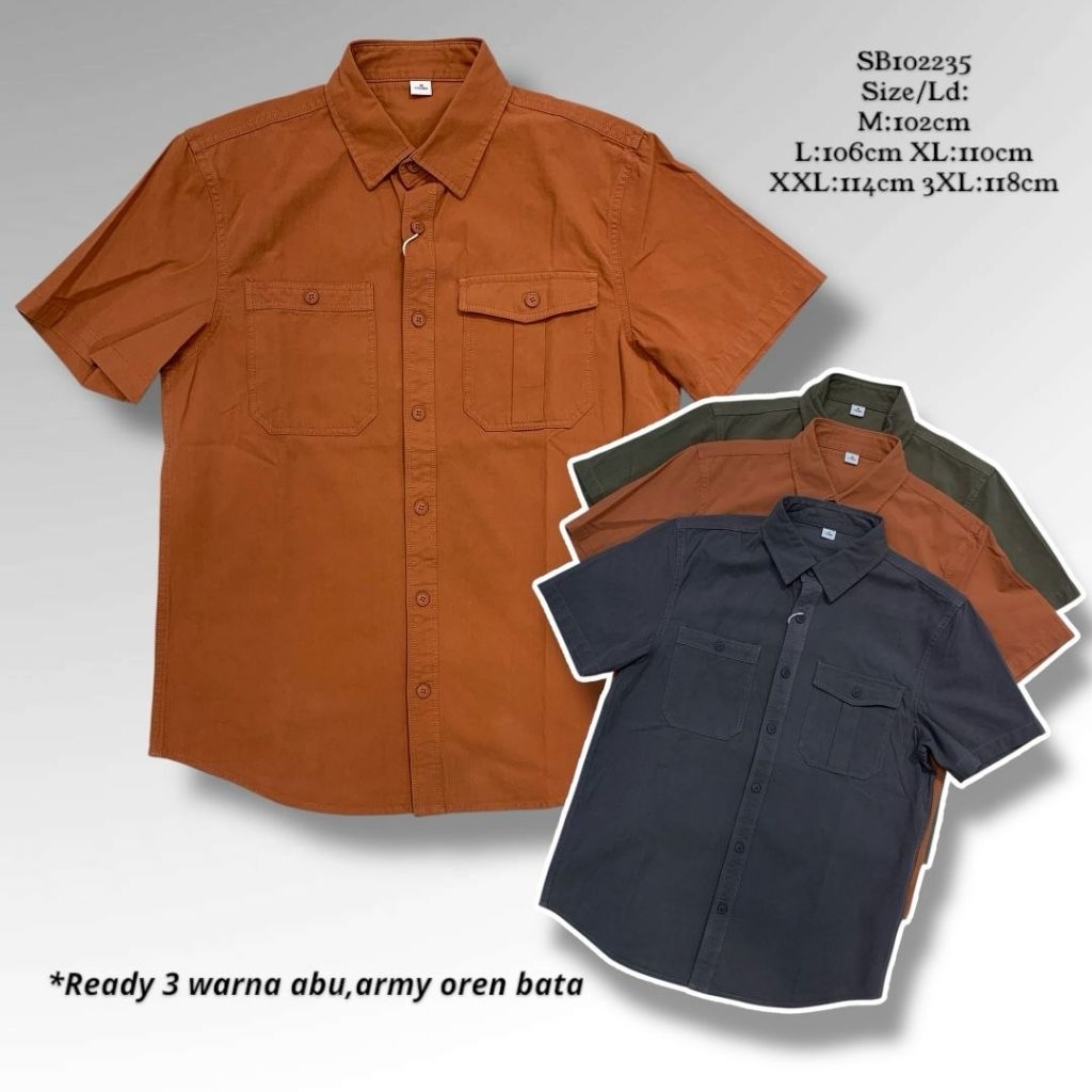 Kemeja Lengan Pendek Pria | Kemeja Lengan Pendek Import | Kemeja Lengan Pendek Polos | Kemeja Pria P