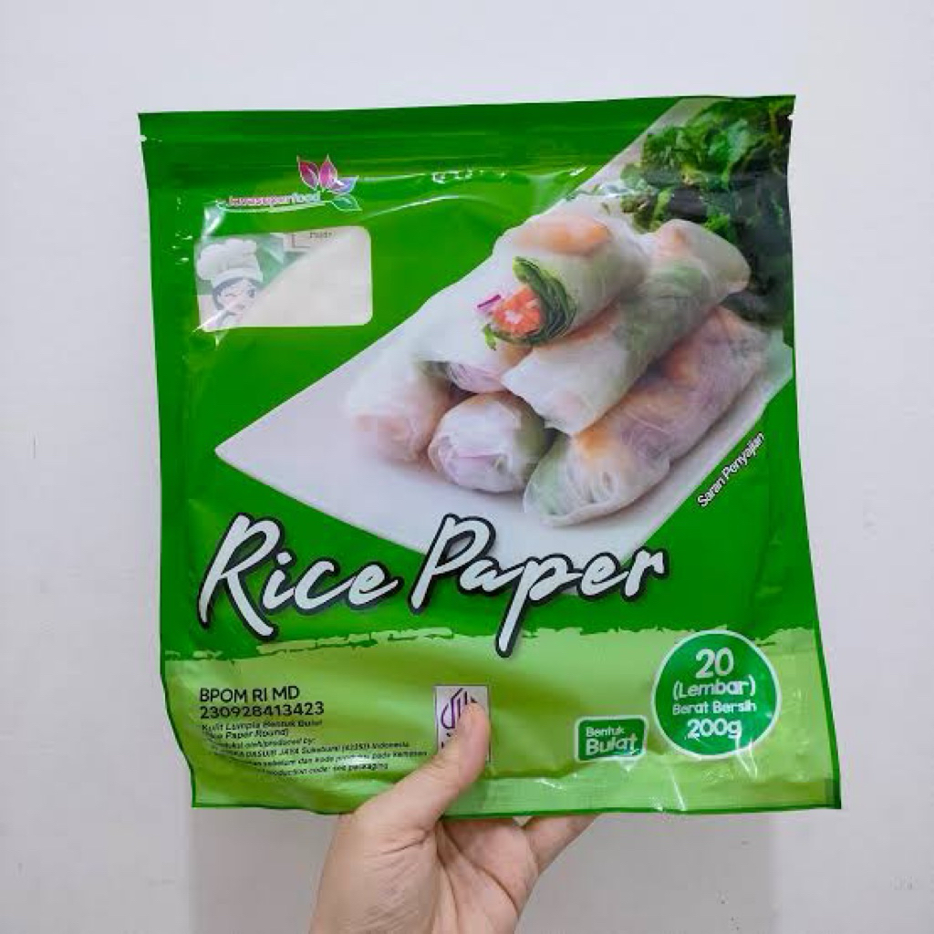 

RICE PAPER bentuk bulat