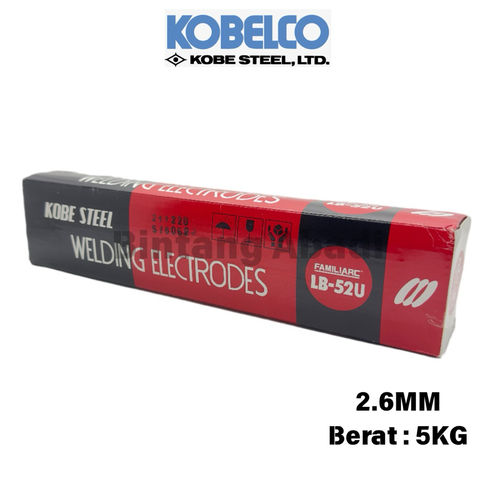 Kawat Las LB-52U 2.6MM [5 KG] / Kawat Las Kobe LB-52U 2.6MM / Kawat Las Kobelco LB 52U 2.6MM