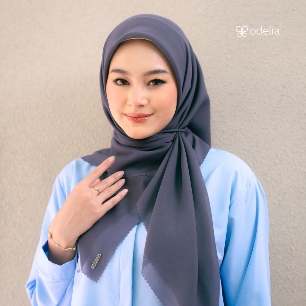 Odelia - Seanna voal lux hijab segi empat | Kerudung daily