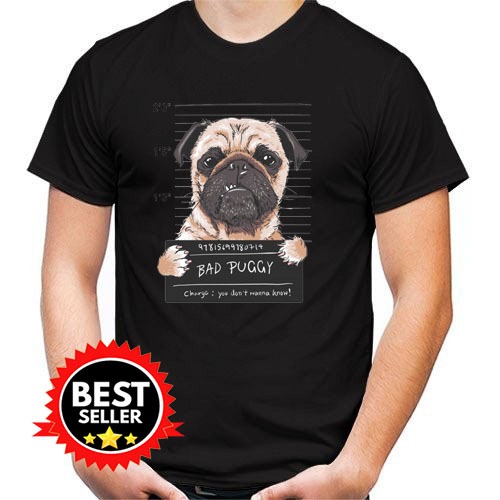 T-Shirt Bad Puggy Kaos