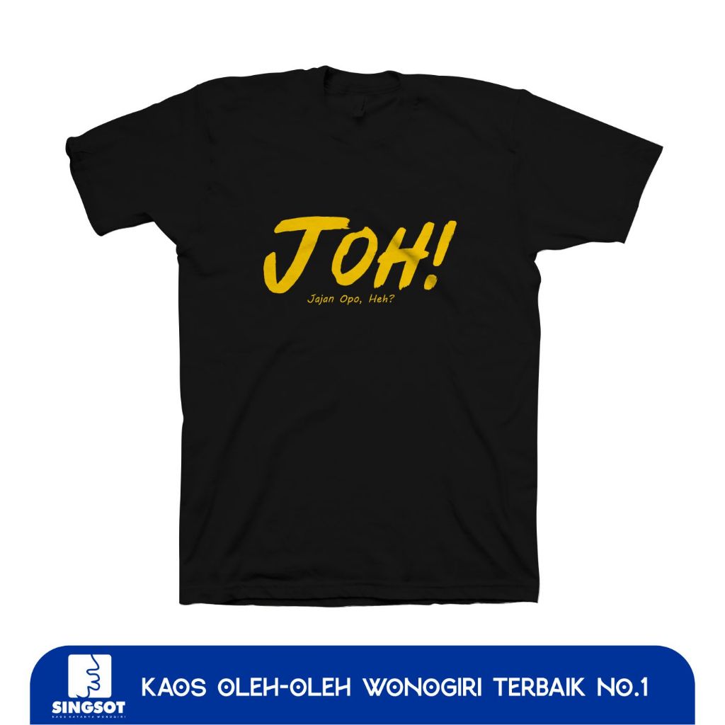 Kaos Wonogiri Kaos Khas Wonogiri JOH Kaos Asli Wonogiri Tshirt