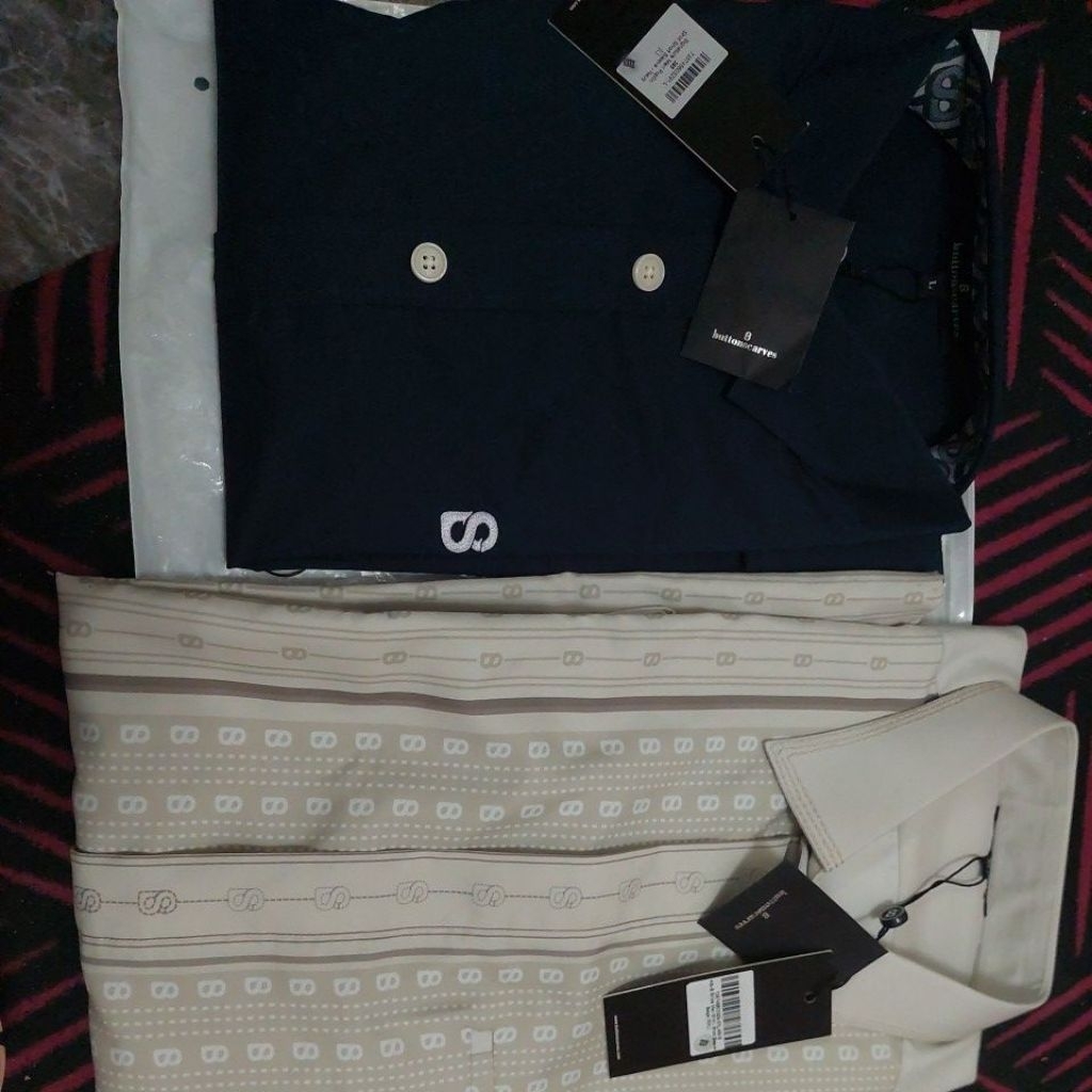 baju pria /men shirt buttonscarves