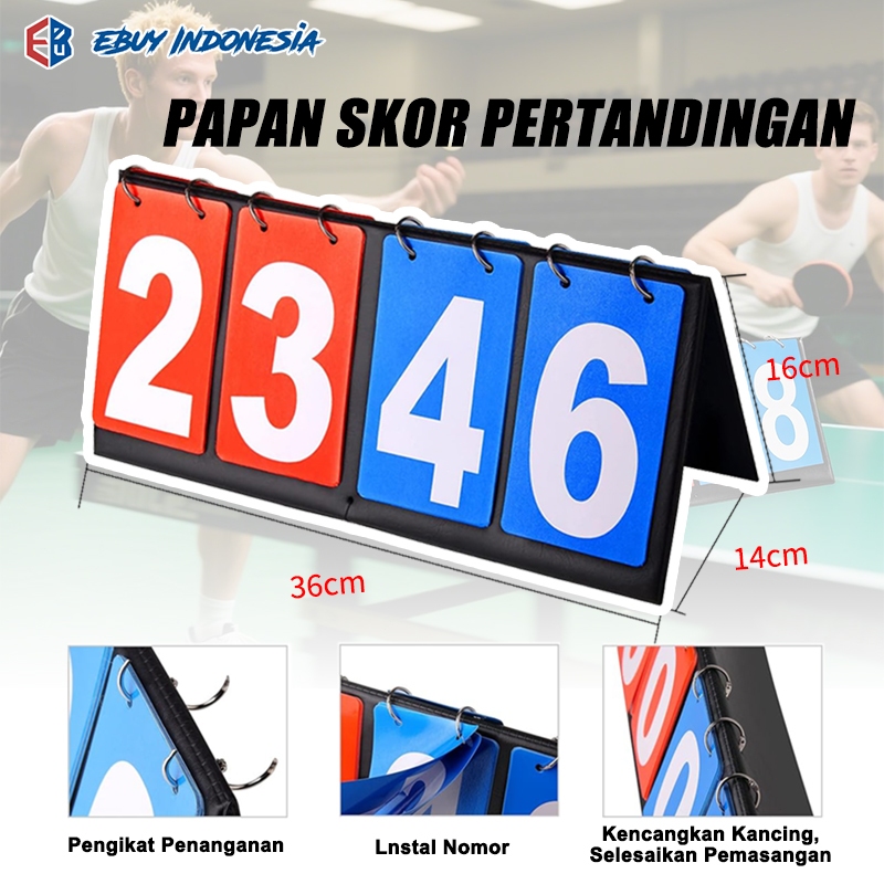 EBUY Papan Skor Pertandingan Papan Skor Digital Papan Skor Bola Basket Papan Skor Sepak Bola Papan S