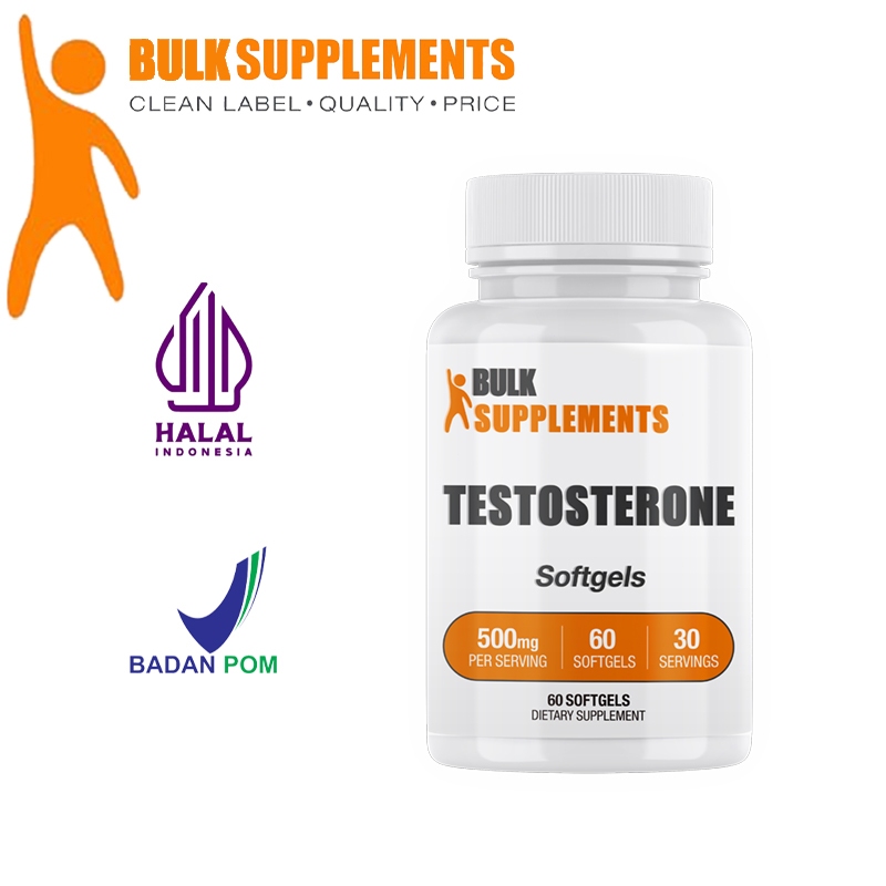 Testosteron, memperkuat kekuatan tubuh, mendukung keseimbangan hormon,  60 kapsul