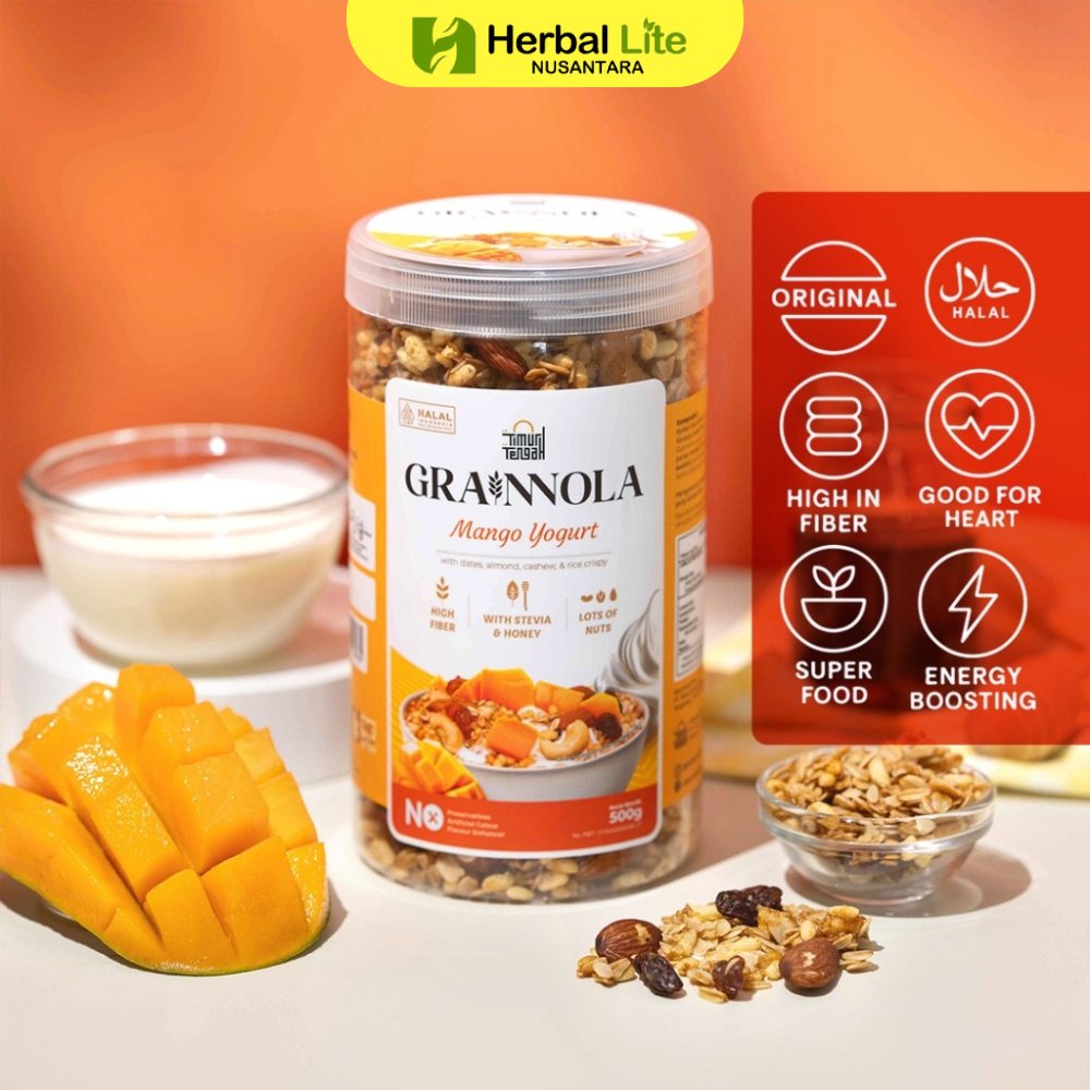 

Timur Tengah Grainnola 500gr Granola Varian Rasa Mango Yogurt Premium Original