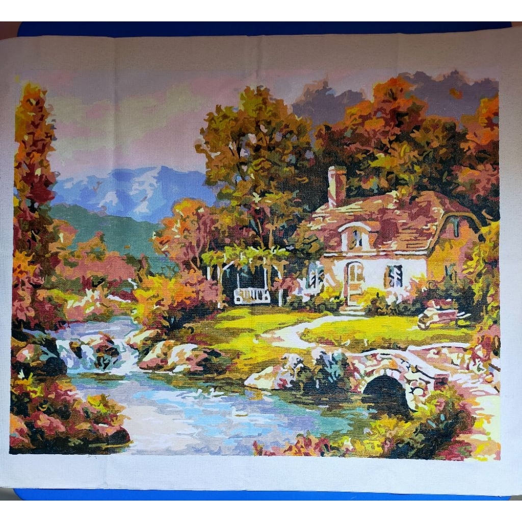 

painting by number finishing