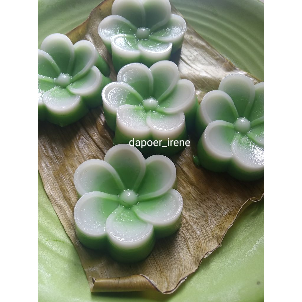 Kue Talam Pandan (pandan asli)