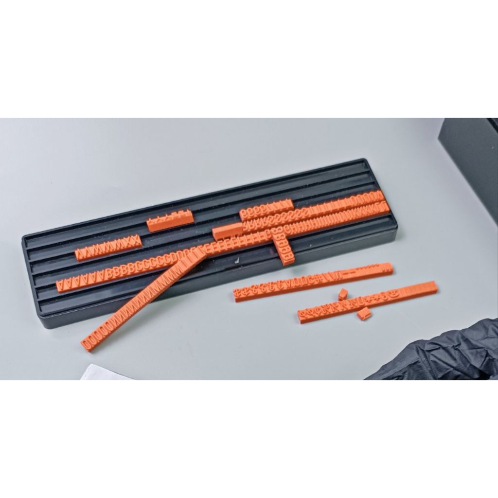 

RUBBER HURUF ANGKA KARAKTER 5MM LETTER REFILL ANGKA STEMPEL KODE PRODUKSI BP