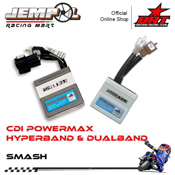 BRT CDI Powermax Hyperband Dualband TR Motor Suzuki Smash 110/ Titan