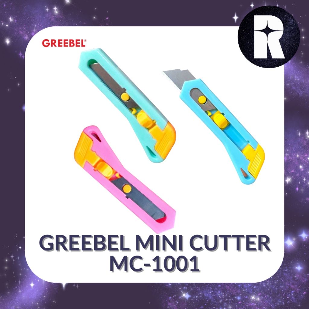 

GREEBEL MINI CUTTER MC-1001/ KATER WARNA PASTEL (PCS)