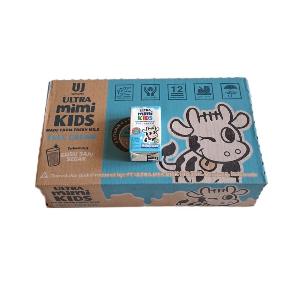 

[Full Cream] 40pcs/1 Karton Susu UHT Ultra Mimi Kids 125ml