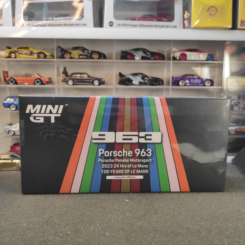 Mini GT MGTS0011 Porsche 963 Porsche Penske Motorsport 2023 24 Hrs of Le Mans Limited Edition Set