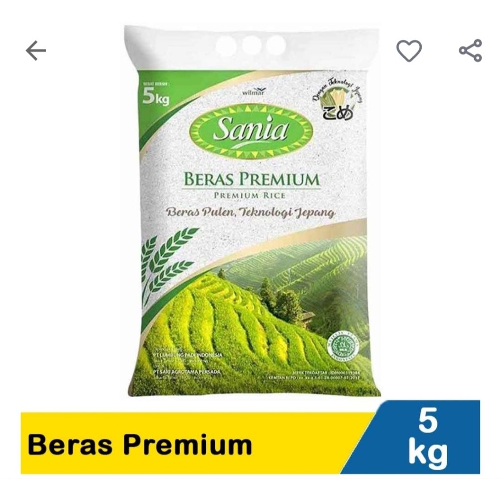 

beras Sania 5kg