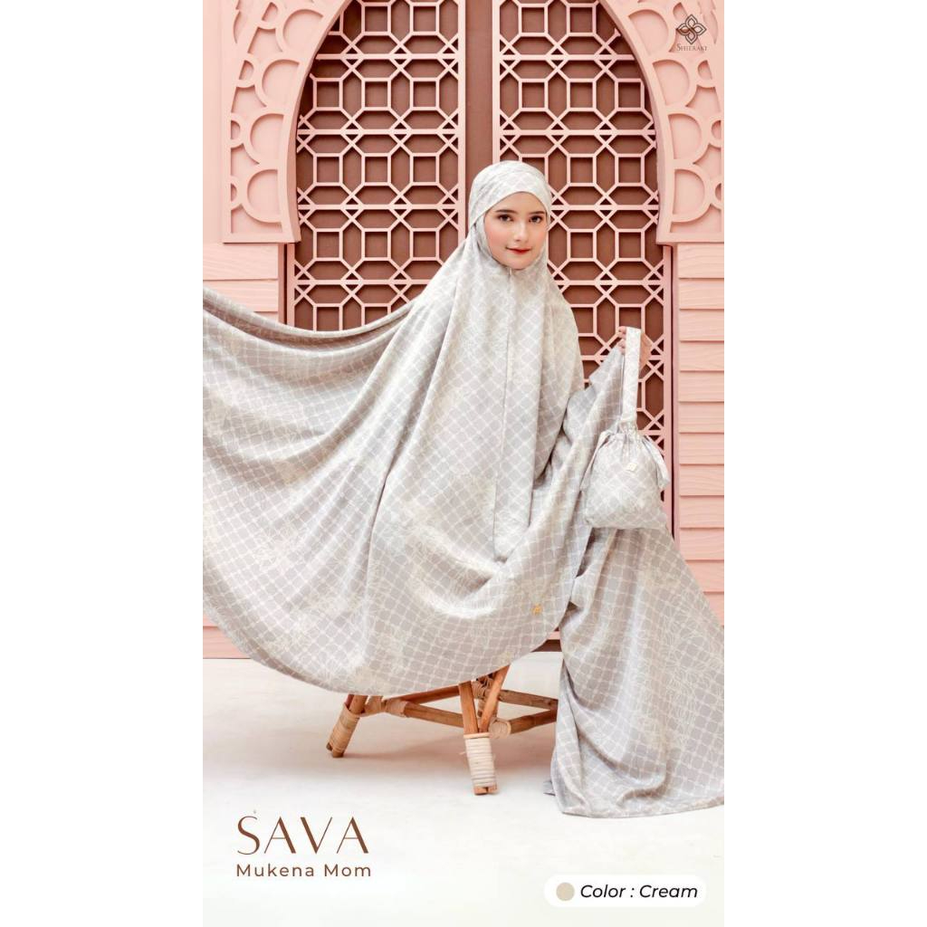 Sava Mukena Silk Printing Exclusive by Shieraki Indonesia