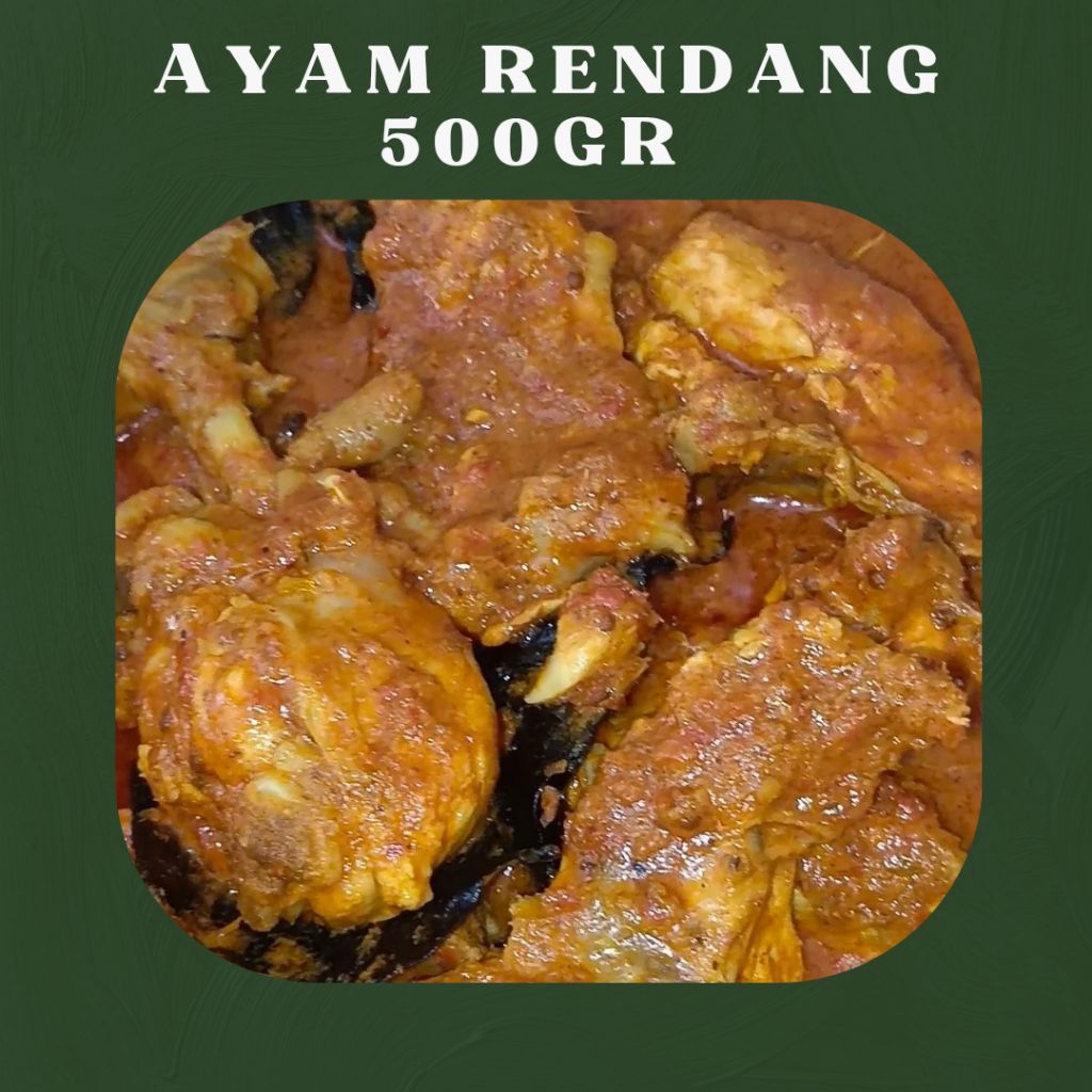 

Ayam Rendang Vacuum / Frozen / Siap Saji 500gr
