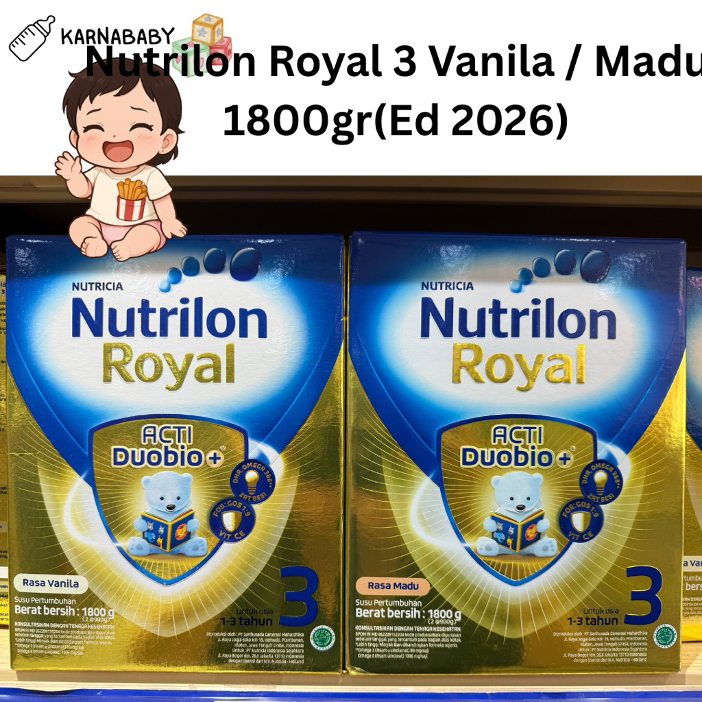 

Nutrilon Royal 3 /4 Vanila - Madu 1800gr Ed 2026