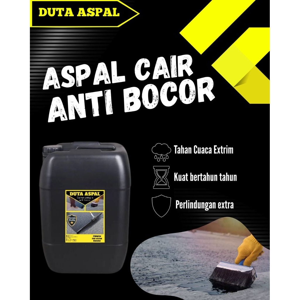 Aspal Cair 20kg Cairan Pelapis Anti Bocor