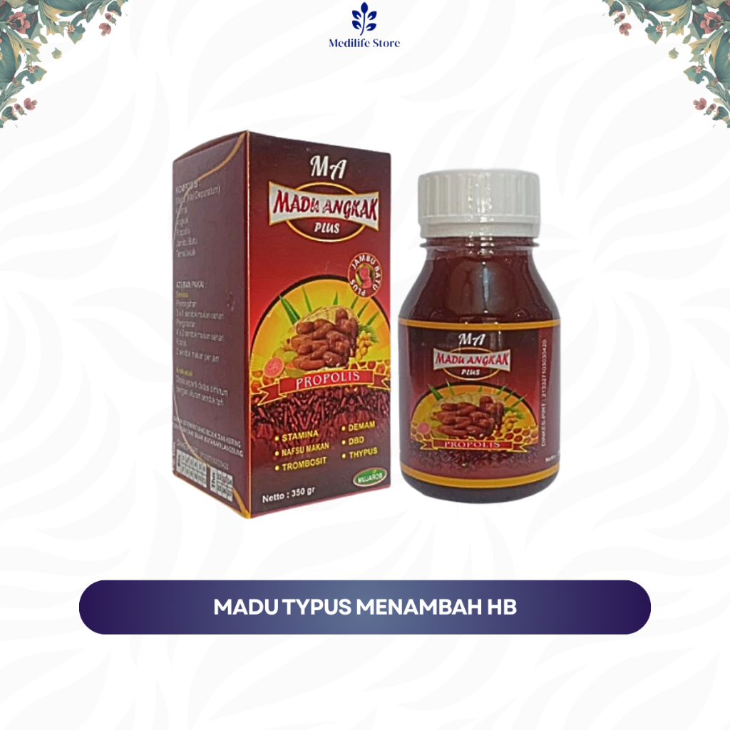 

MADU ANGKAK PLUS JAMBU BIJI - madu mujarob 350gr | bantu turunkan kolesterol & tekanan darah | original herbal alami produk jaminan original 100%