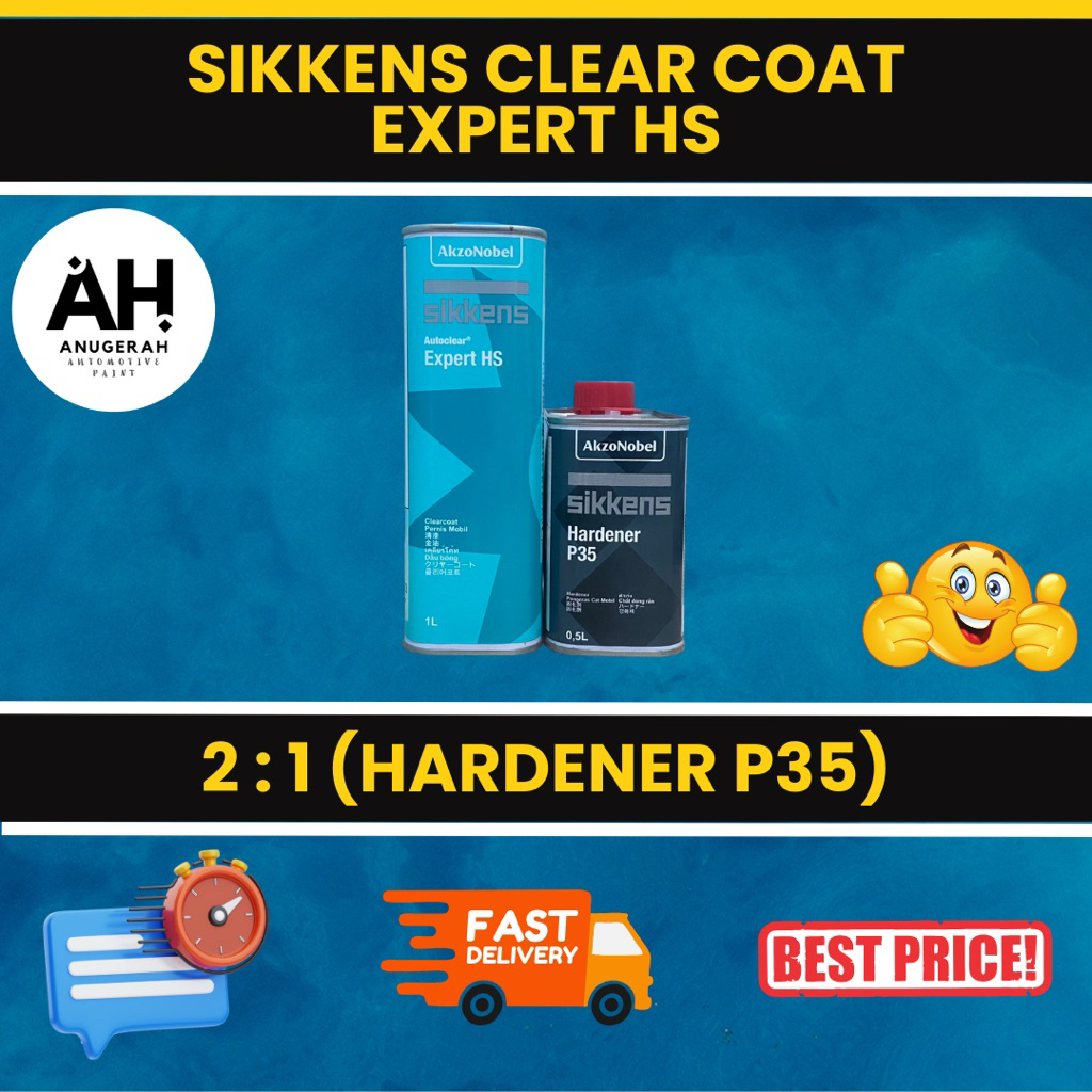 Sikkens Clear Coat Expert HS 2:1 Hardener P35 (1.5 Liter / Set)