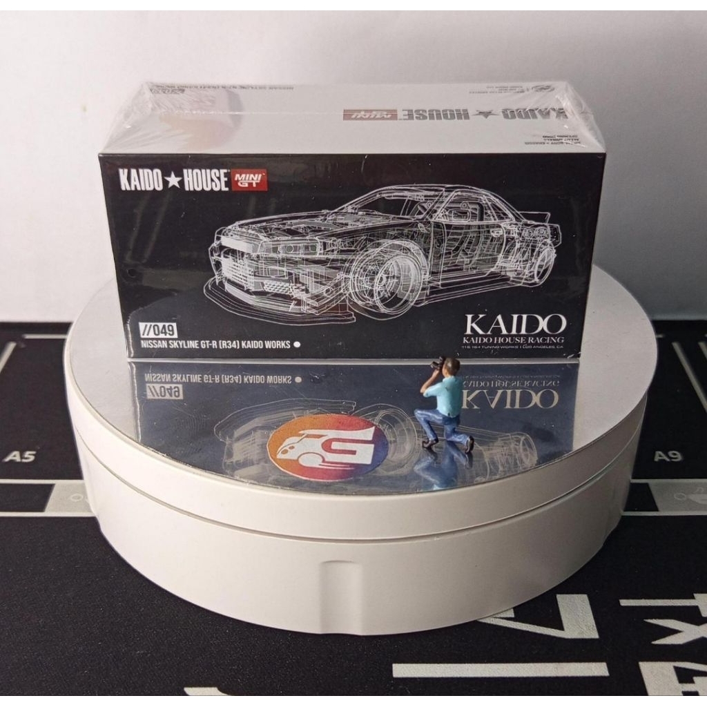 Kaido house mini GT nissan skyline r34 putih 049 ( sealed )